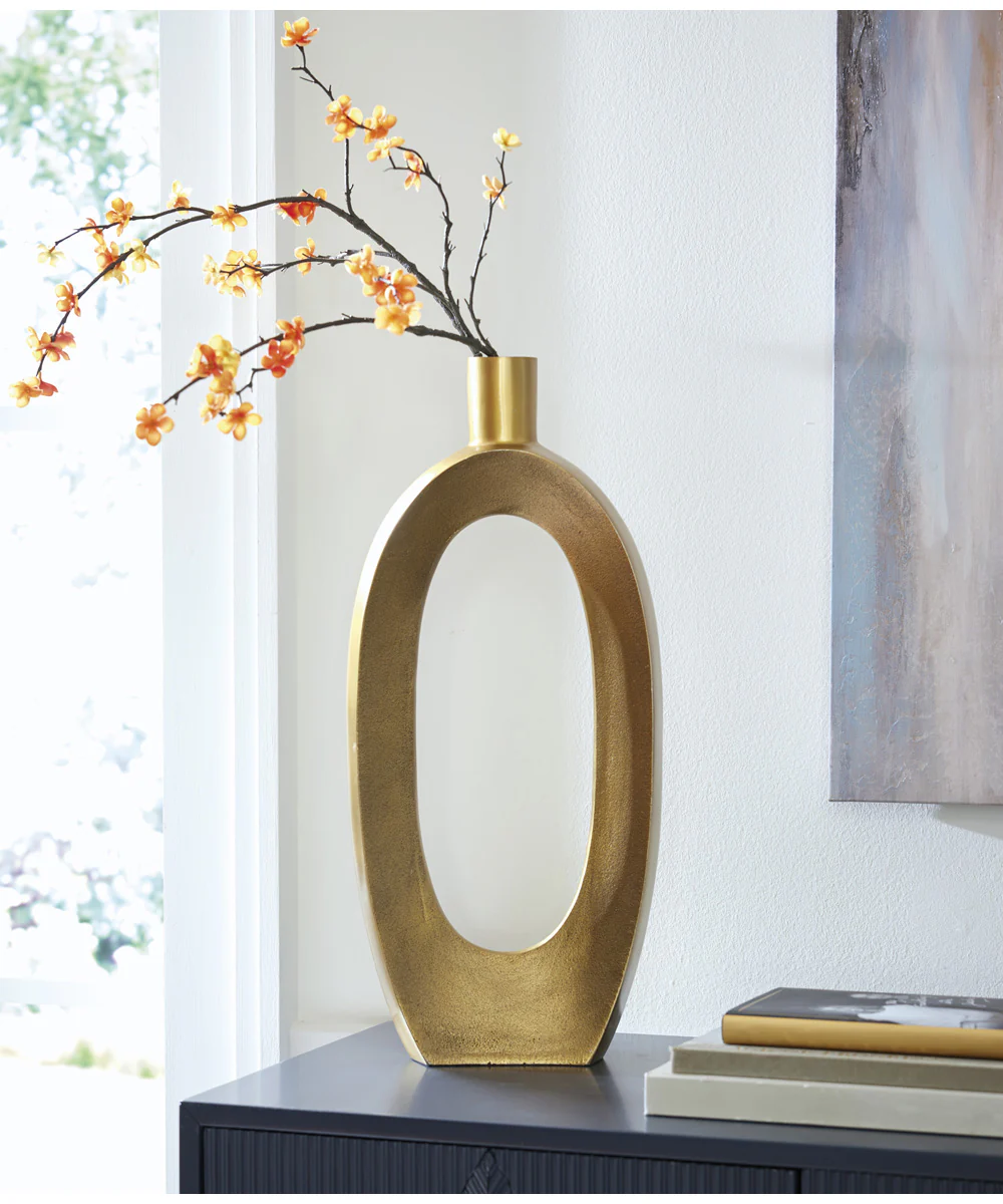 Lawtonville Vase Antique Gold - Image 2