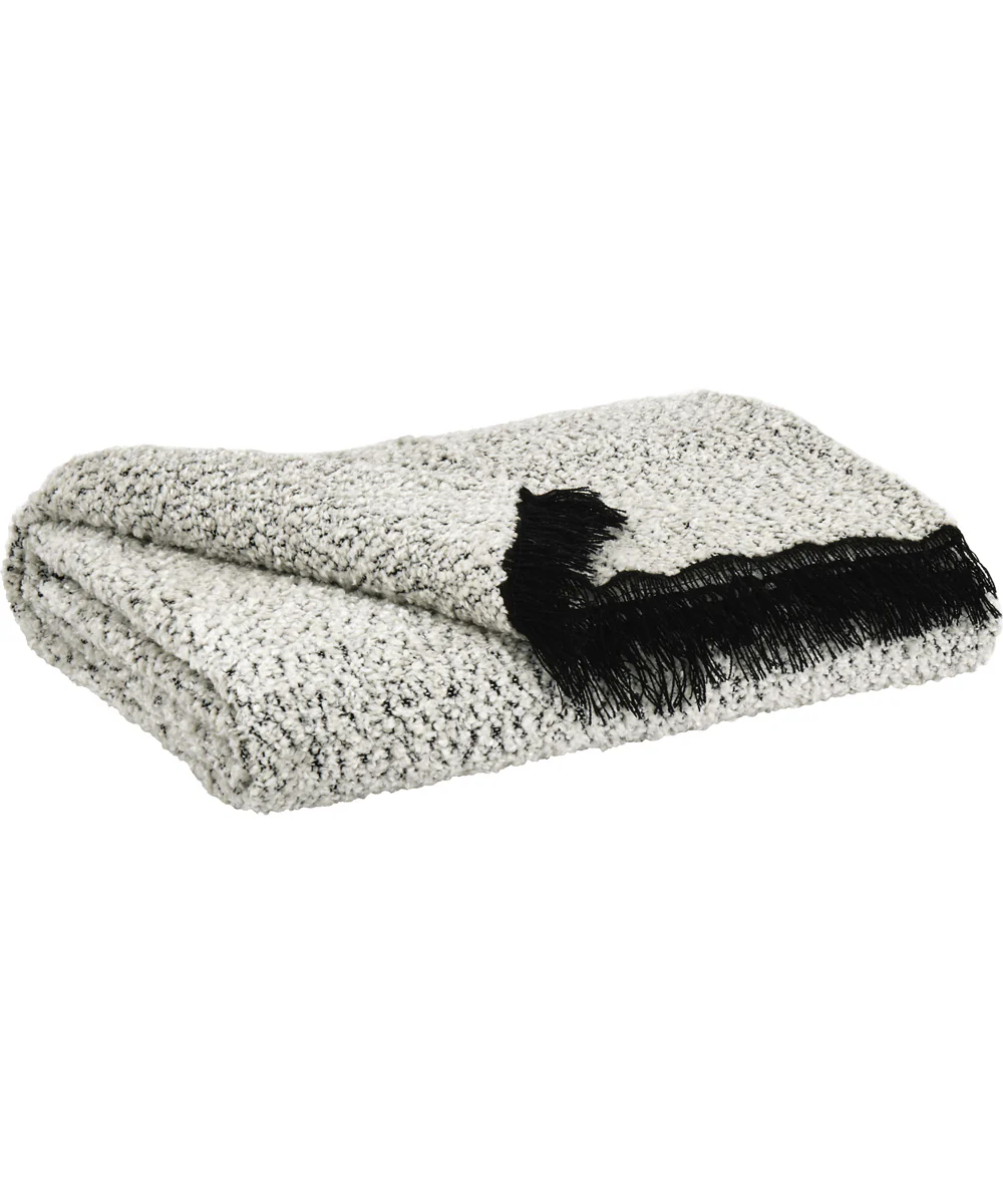 Leonita Throw Black/White