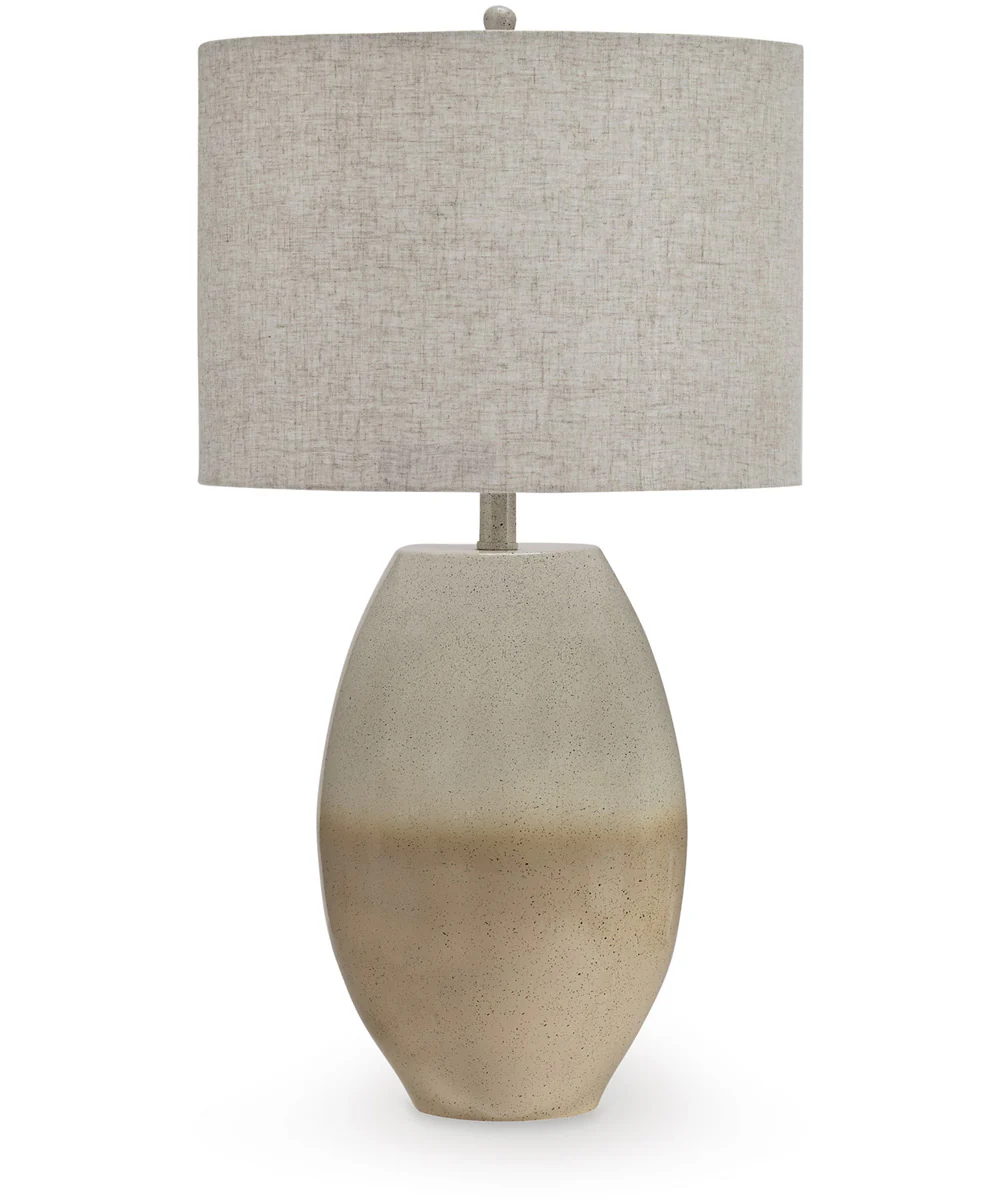 Linas Metal Table Lamp Cream/Beige