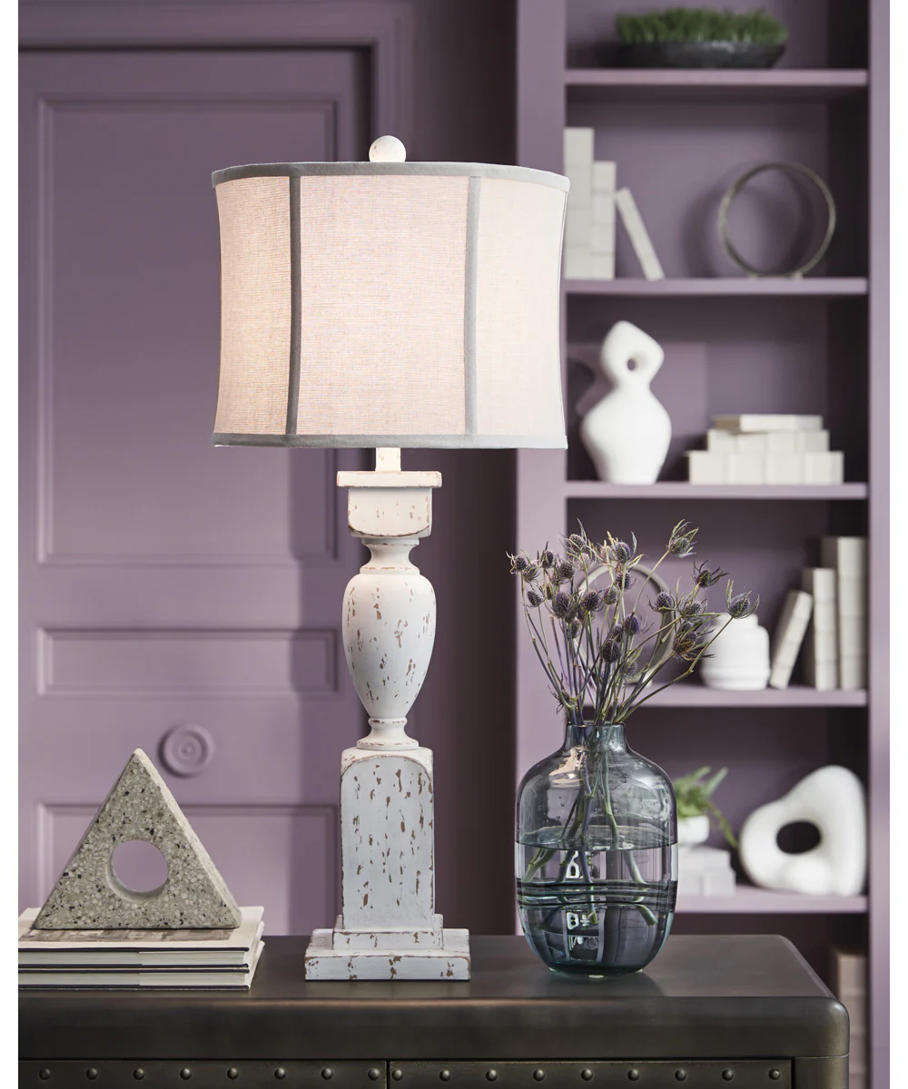 Madsbrook Poly Table Lamp Antique White - Image 2