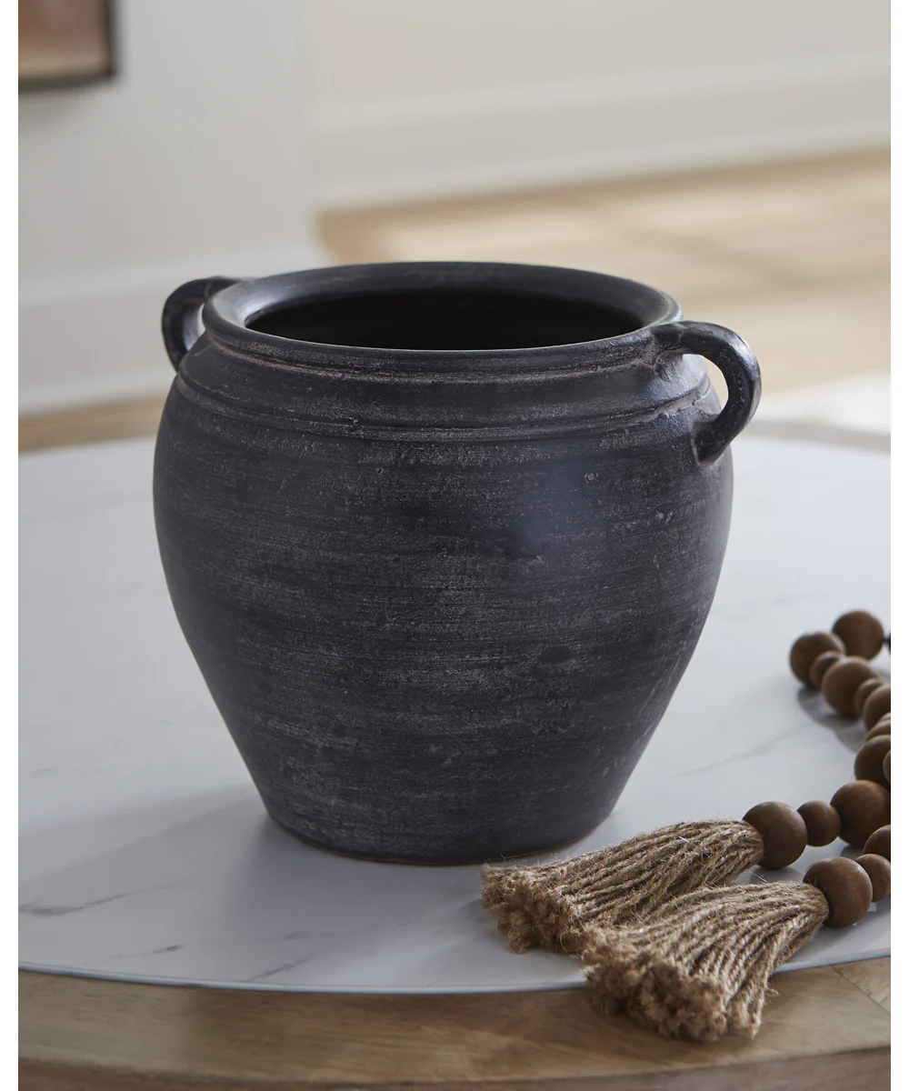 Meadie Vase Distressed Black - Image 2
