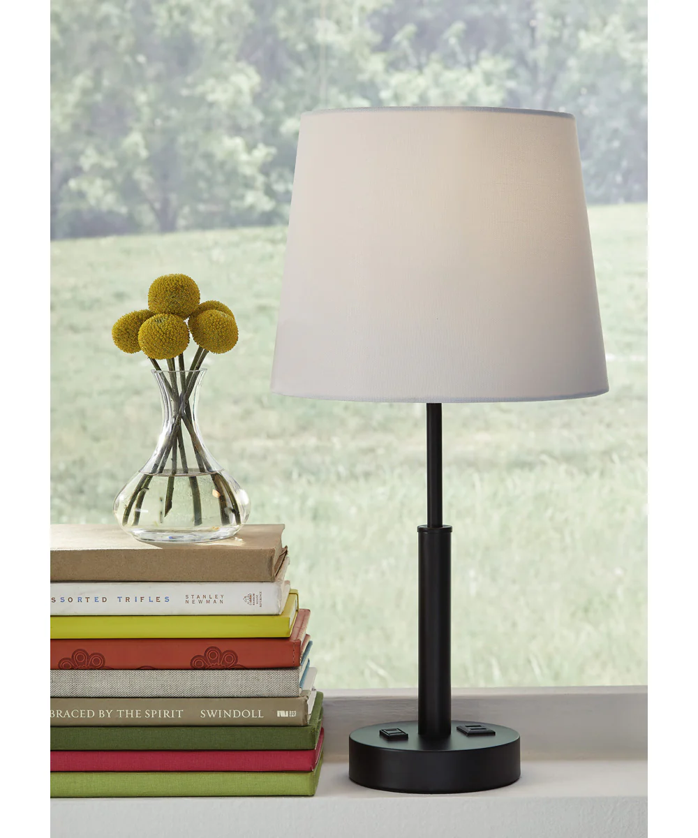 Merelton Metal Table Lamp (1/CN) Black
