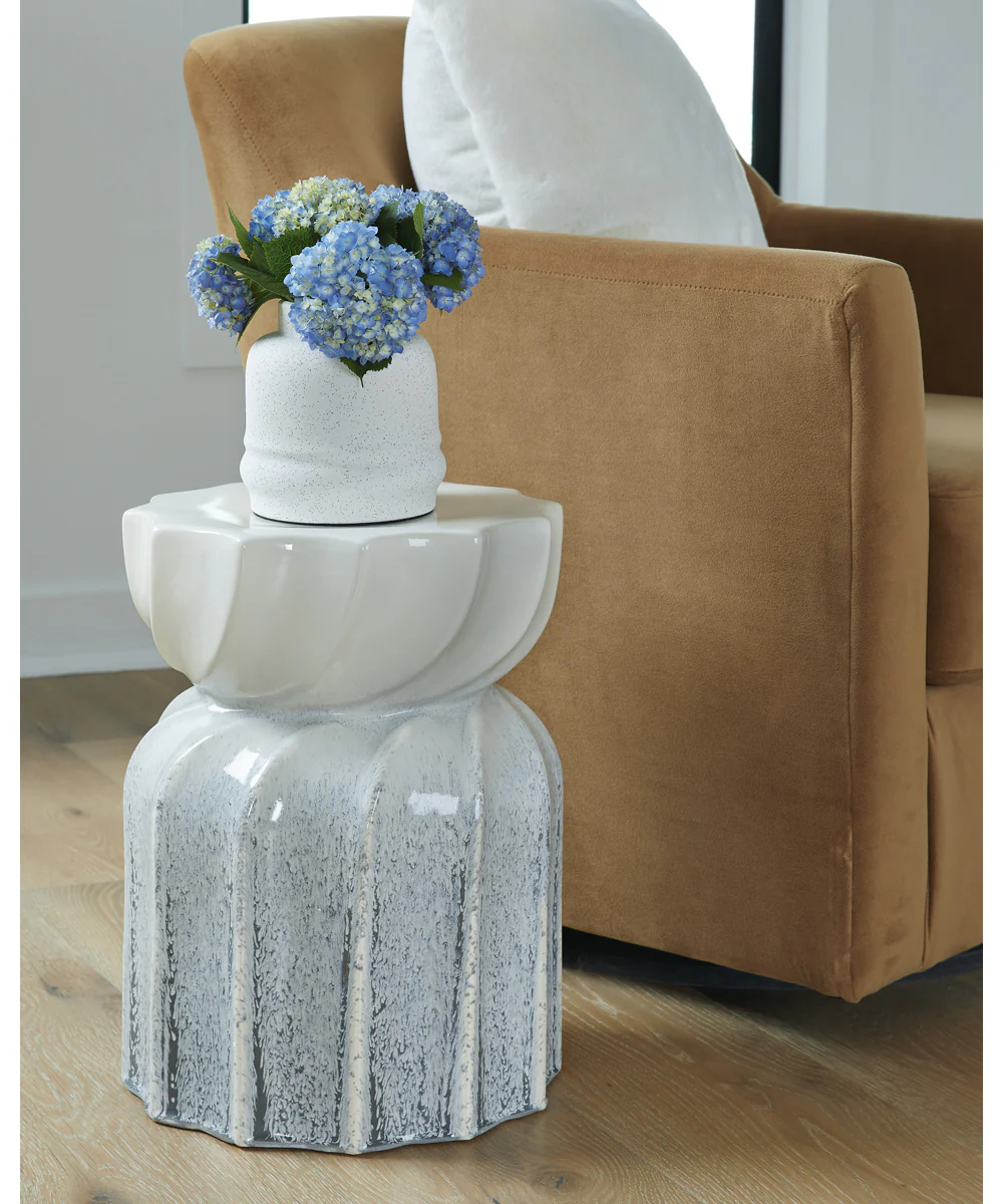Michamere Stool Gray/Taupe - Image 2