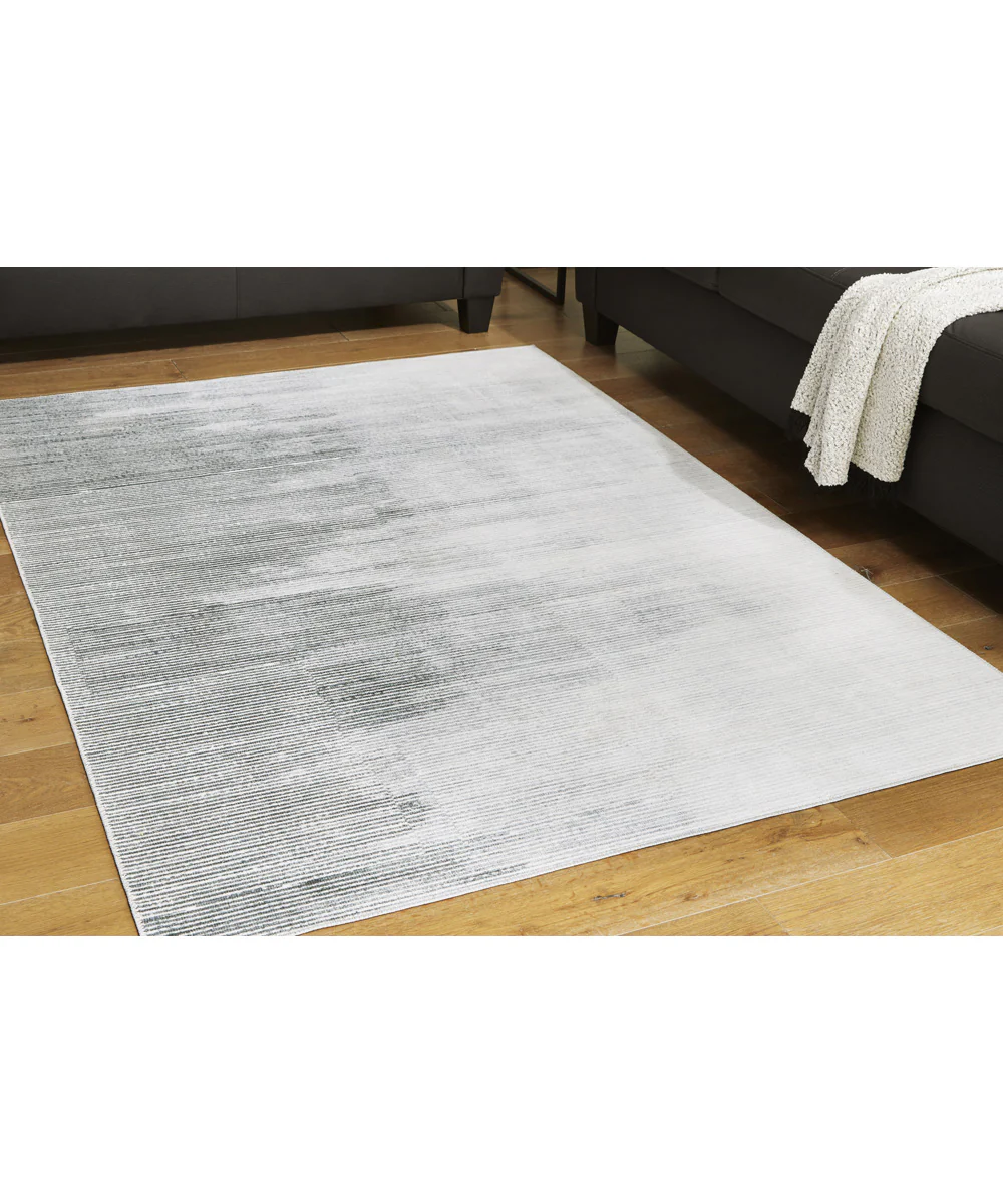 Milset Washable Medium Rug Black/White/Gray - Image 2