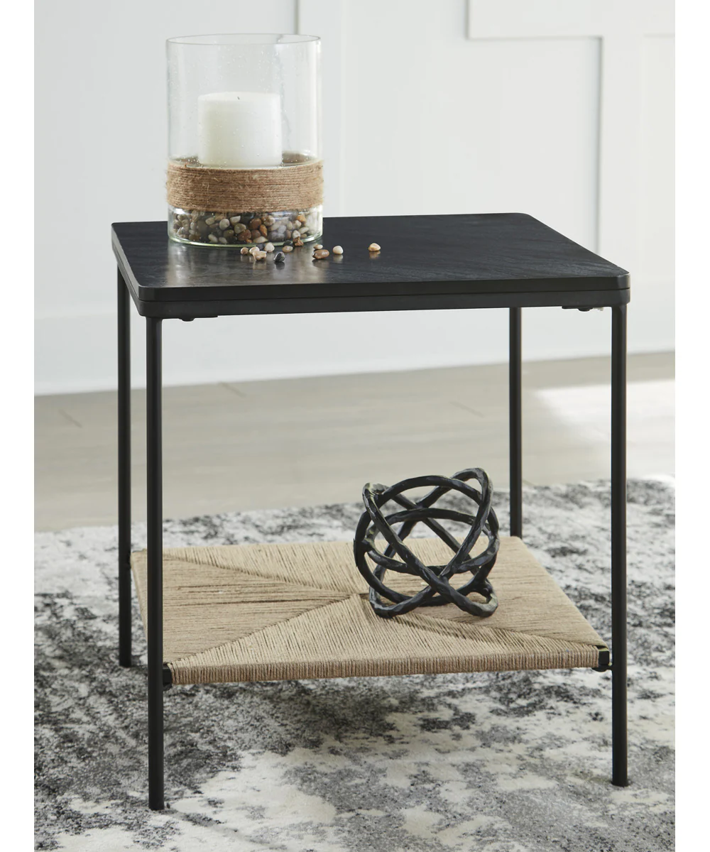 Minrich Accent Table Black/Natural - Image 2