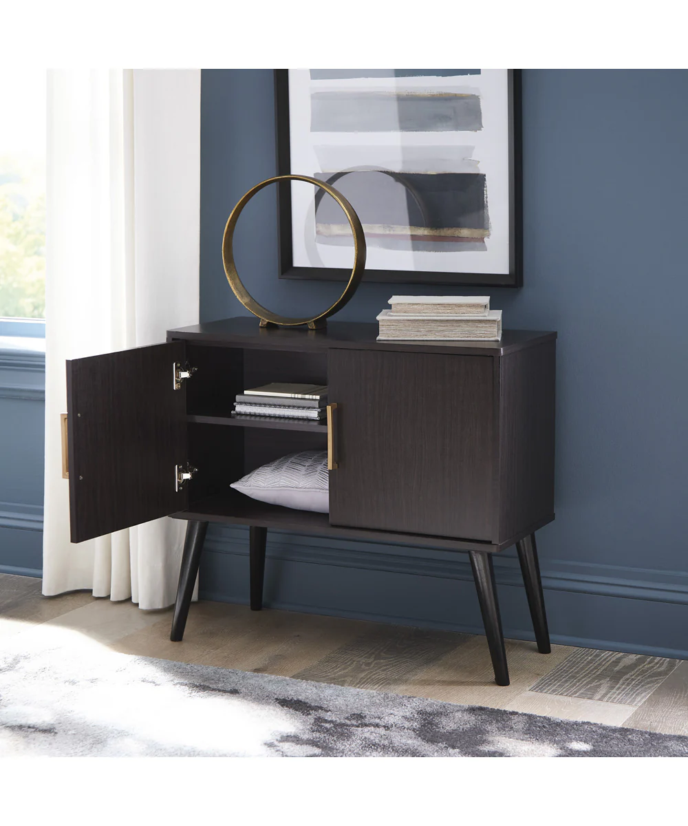 Orinfield Accent Cabinet Dark Brown - Image 2