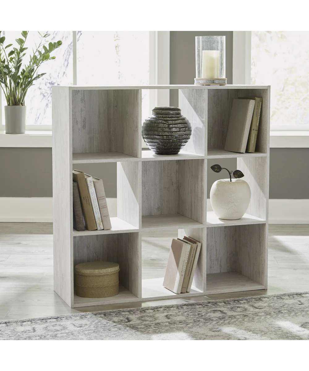 Paxberry Nine Cube Organizer Whitewash - Image 2