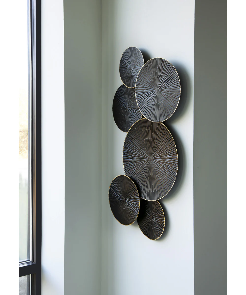 Rhetlen Wall Decor Black/Gold - Image 2
