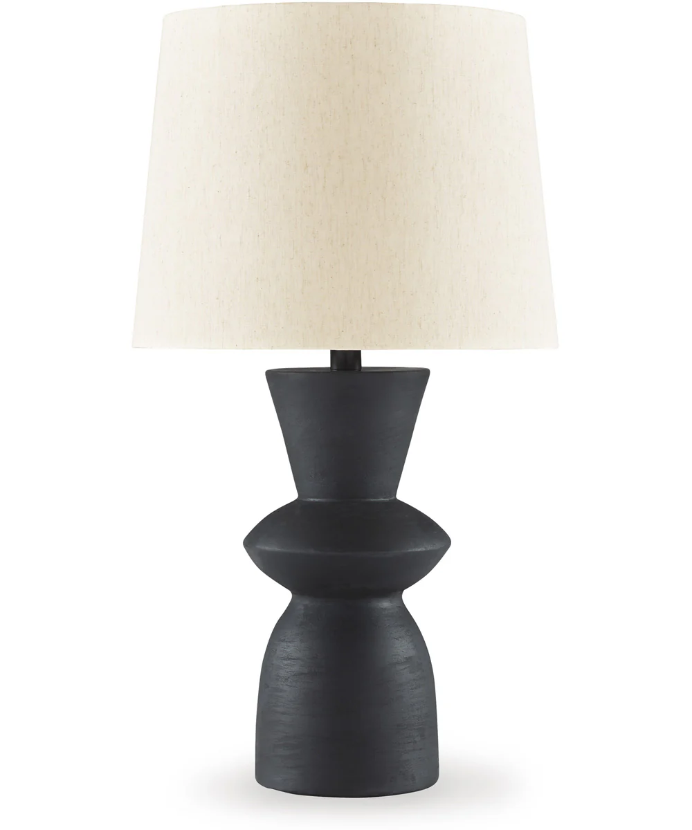 Scarbot Paper Table Lamp Set of 2 Distressed Black