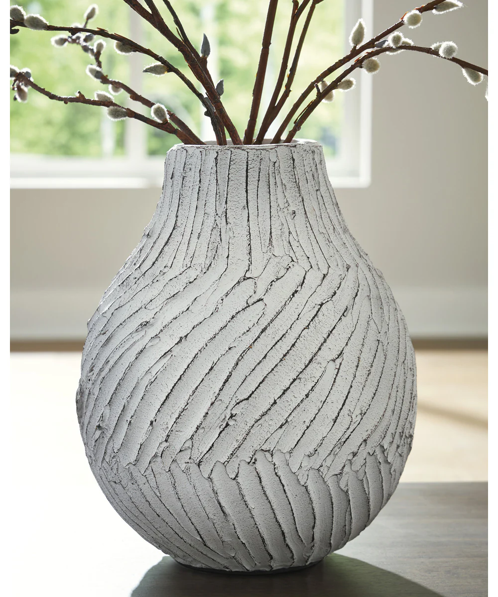 Shelvie Vase Distressed White - Image 2
