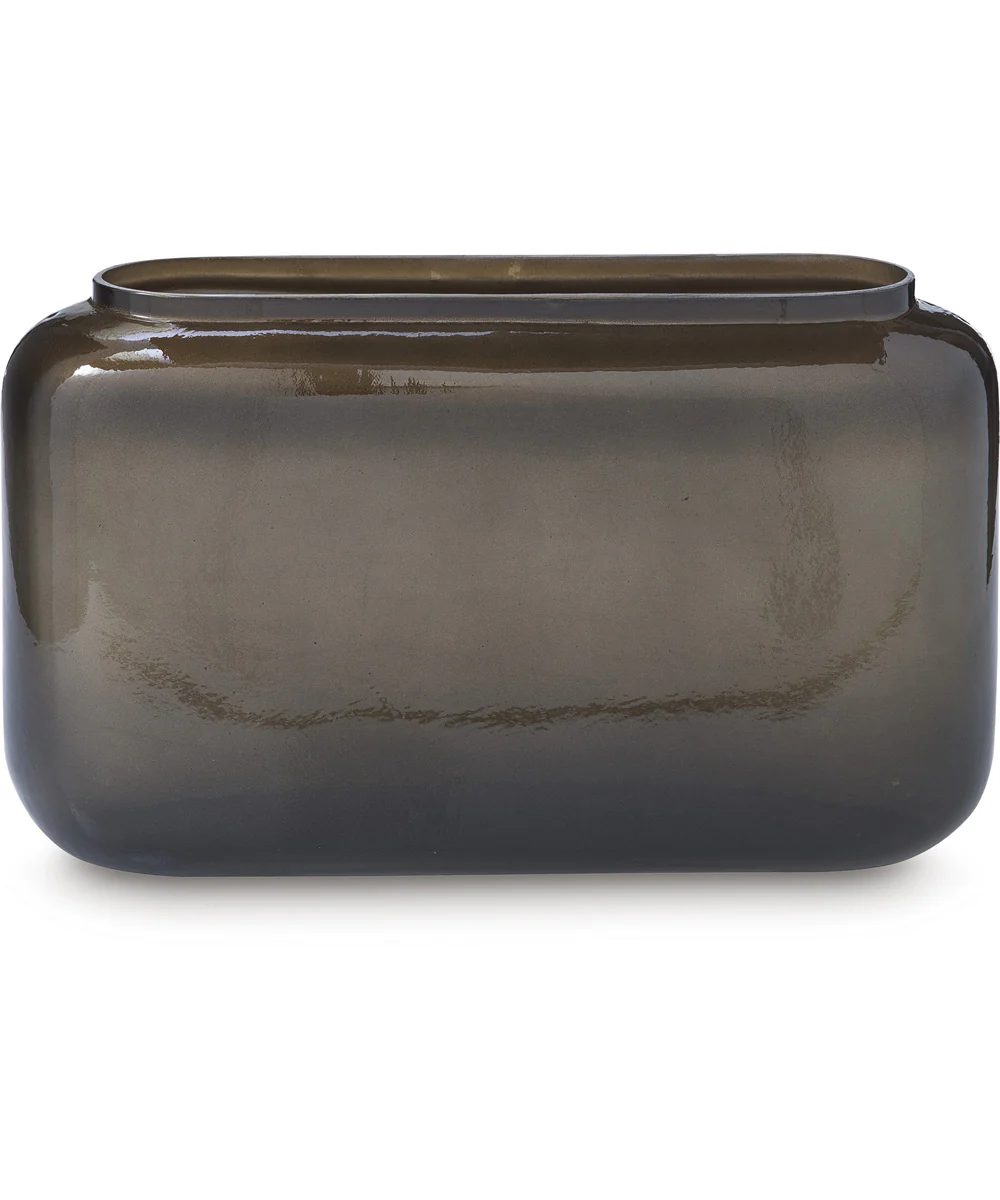 Sumner Vase Gray/Gold