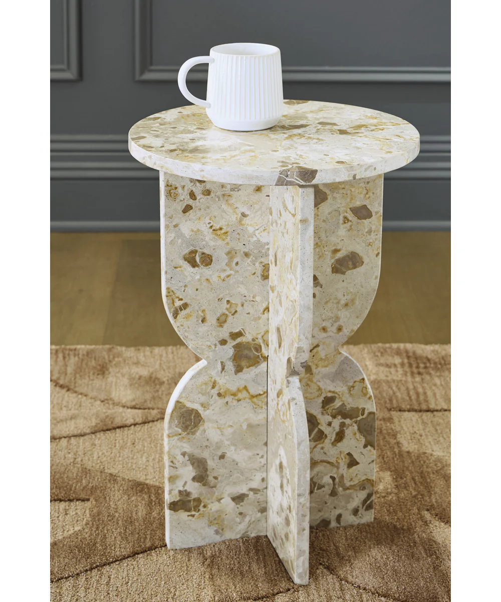 Treygan Accent Table Beige - Image 2