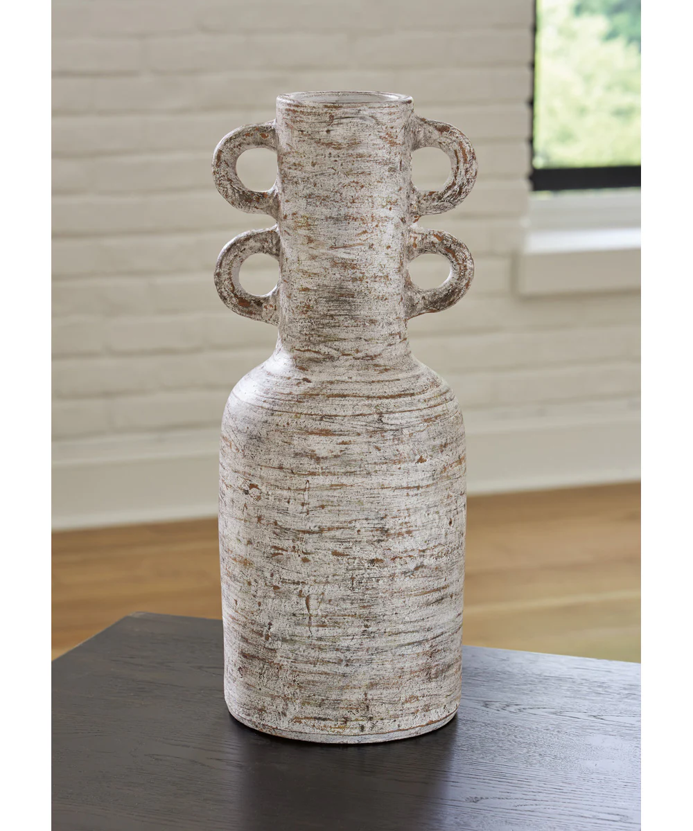 Wellbridge Vase Distressed White - Image 2