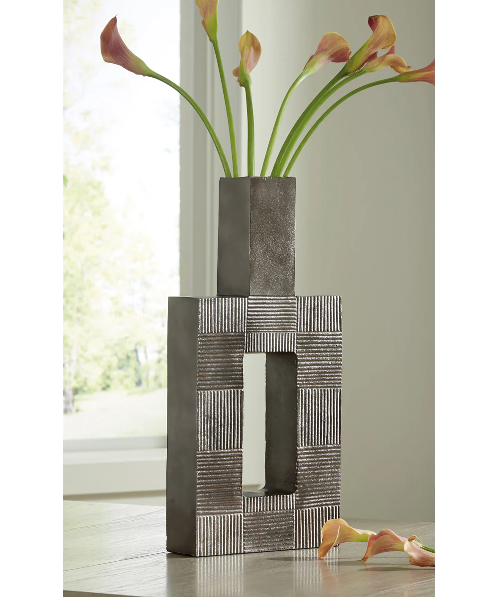Wrengrove Vase Antique Nickel - Image 2