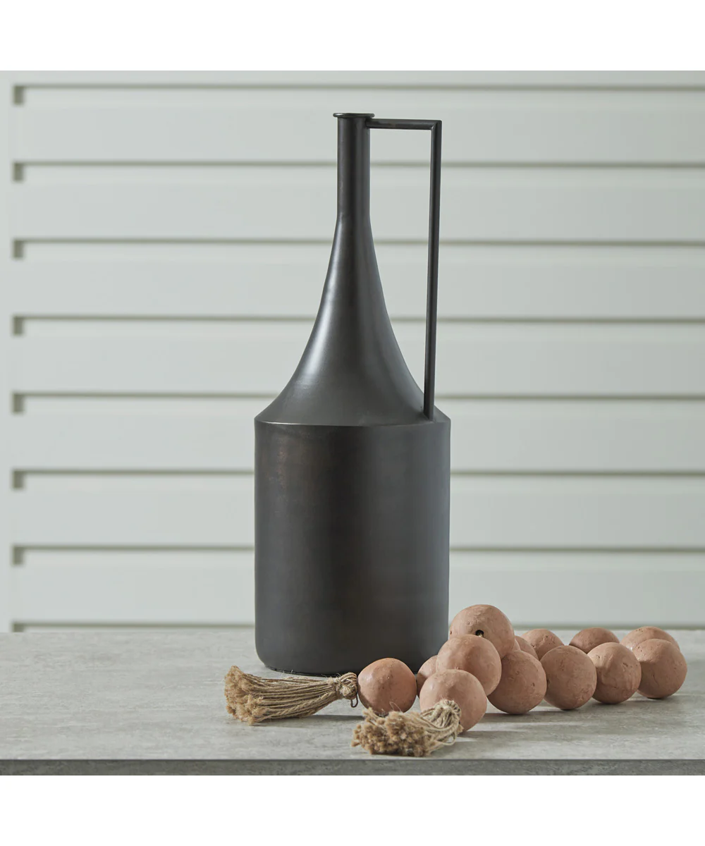 Zainforth Vase Distressed Brown - Image 2
