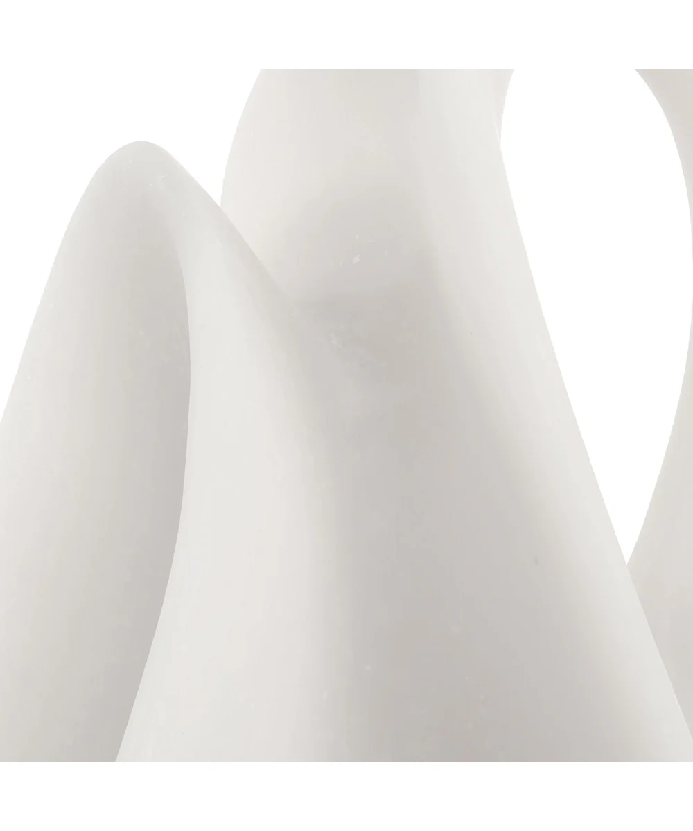 Silent Wave White Sculptures Set of 2 - Image 5