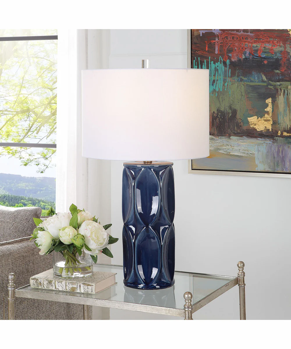 Sinclair Blue Table Lamp - Image 2