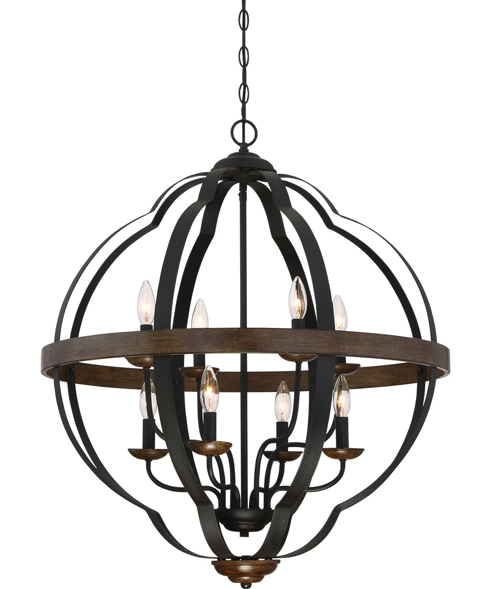 Siren 8-light Pendant Marcado Black - Image 2