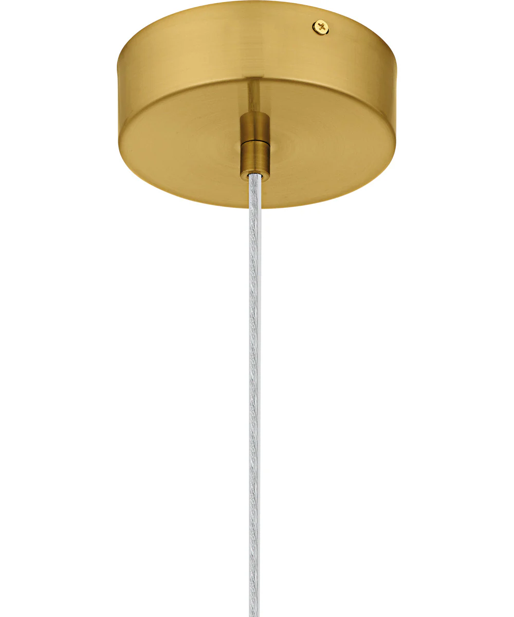 Skye Small Mini Pendant Brushed Gold - Image 6
