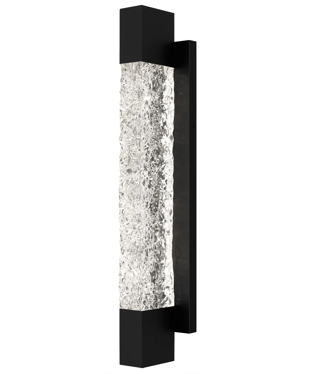 Solace Large Outdoor Wall Light Coastal Armour Aluminum Matte Black