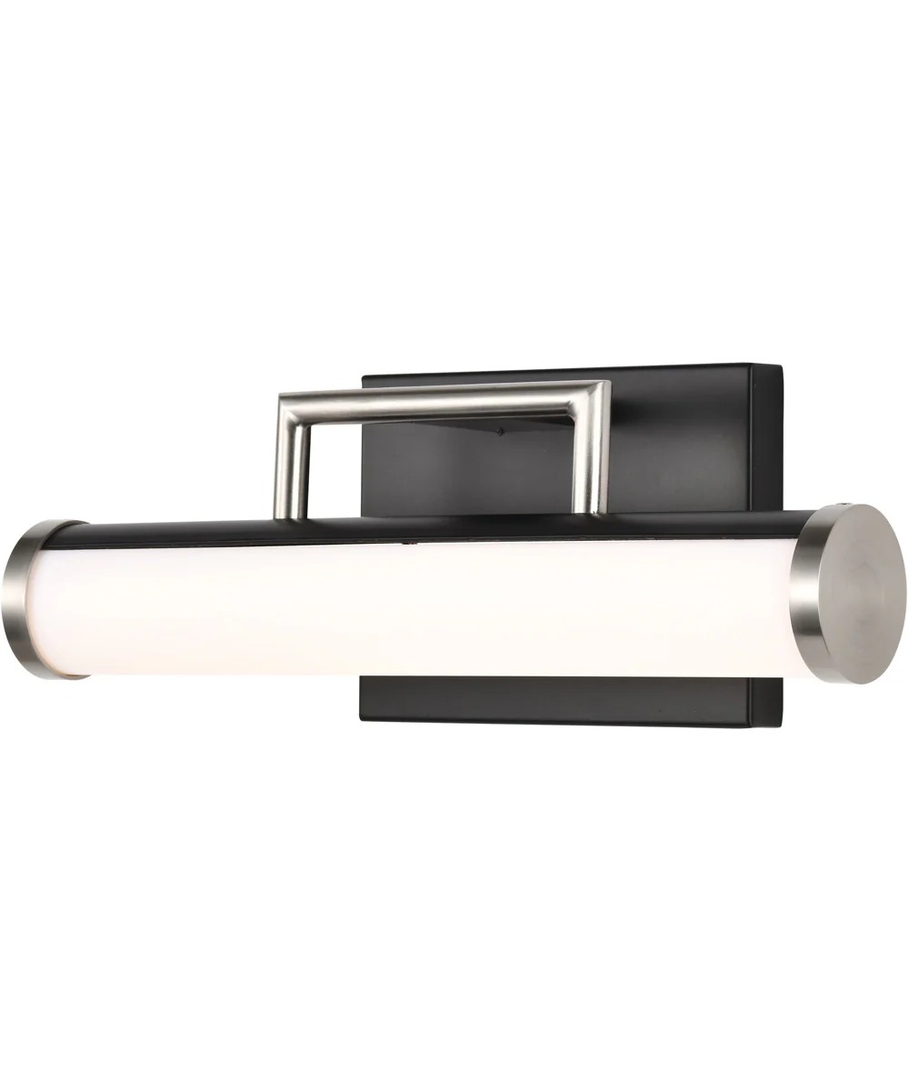 Solano  Vanity & Wall Black / Brushed Nickel - Image 4