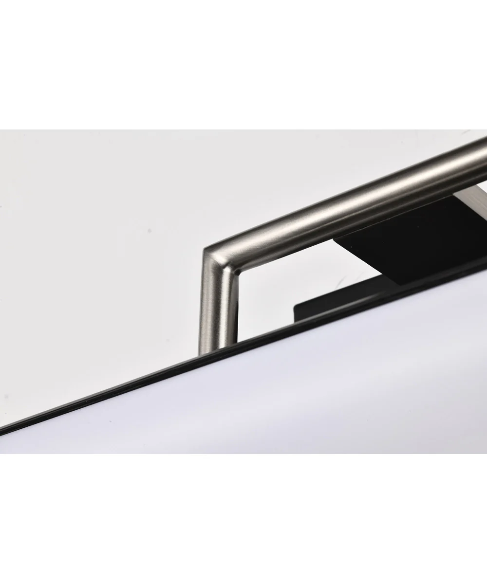 Solano  Vanity & Wall Black / Brushed Nickel - Image 9