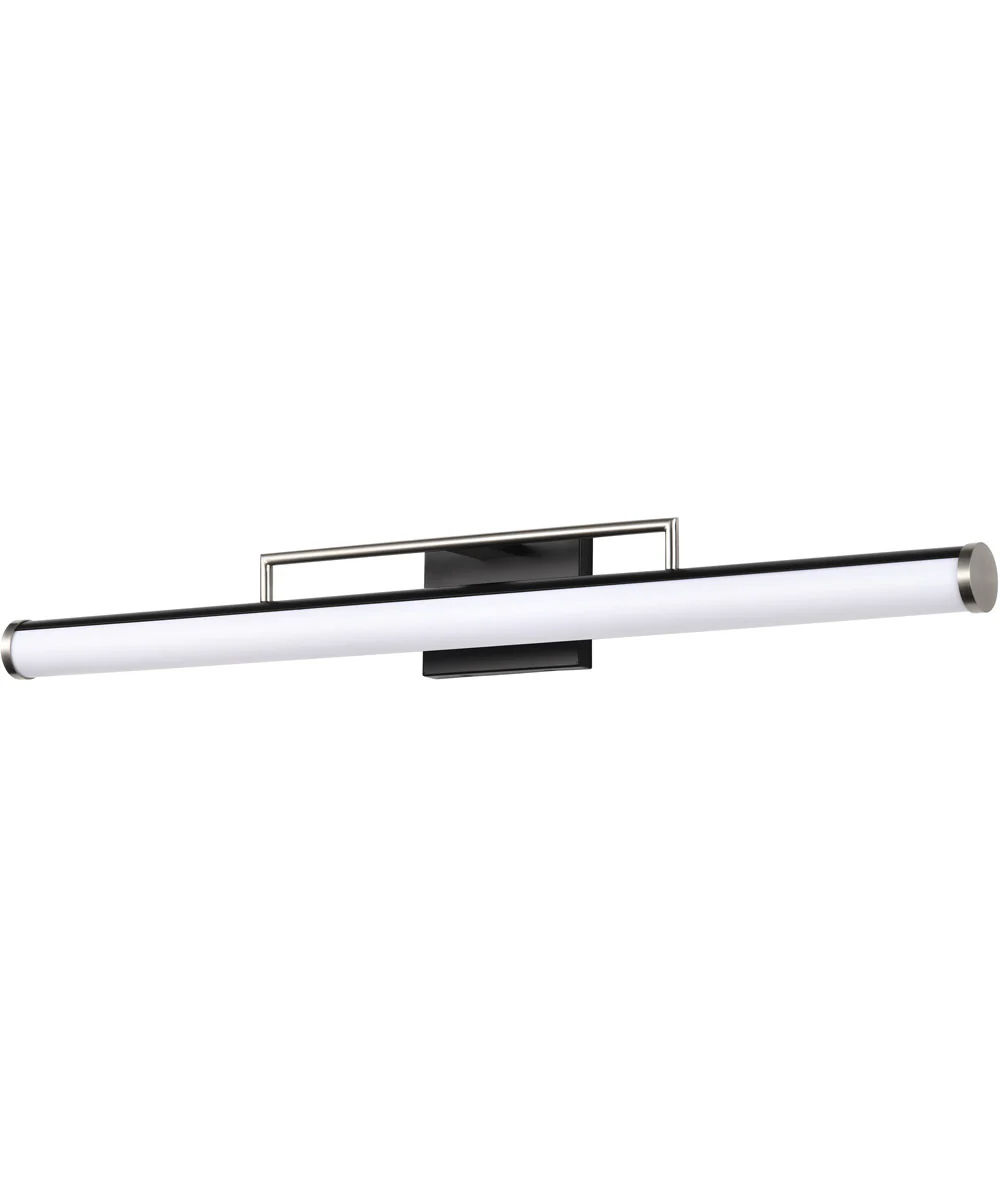 Solano  Vanity & Wall Black / Brushed Nickel