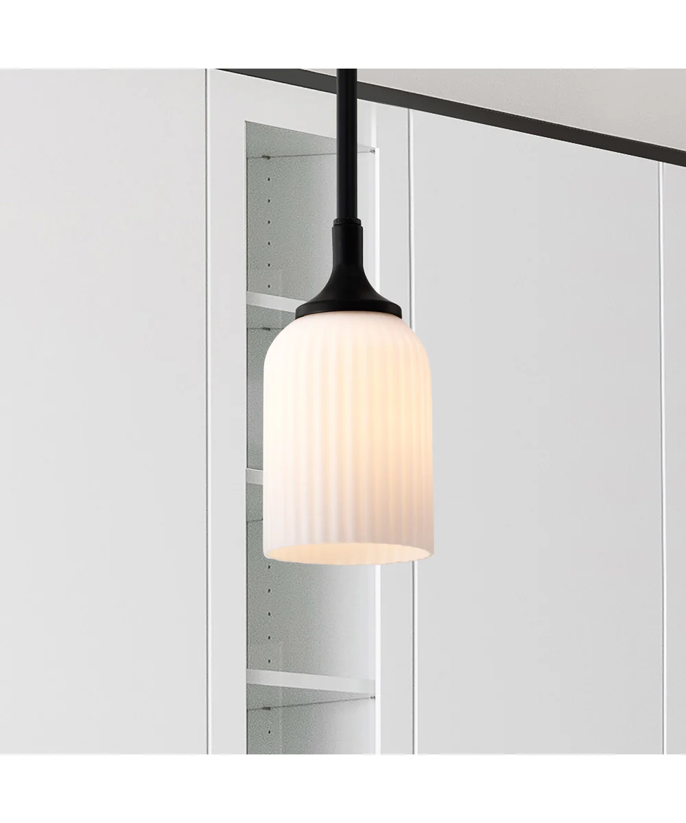 Solara 1-Light Pendant Matte Black - Image 3