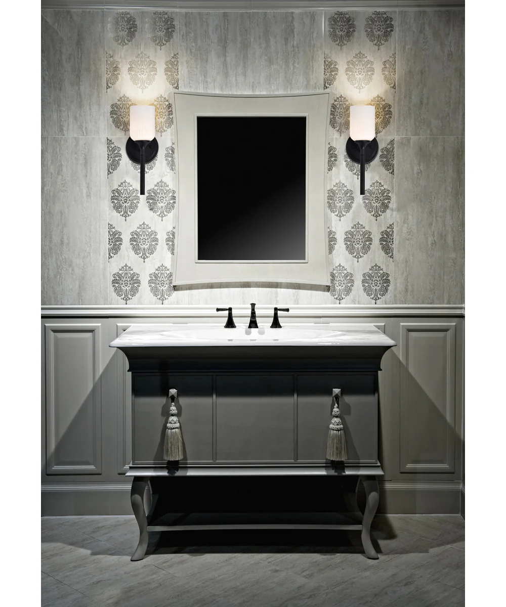 Solara 1-Light Vanity & Wall Matte Black - Image 2