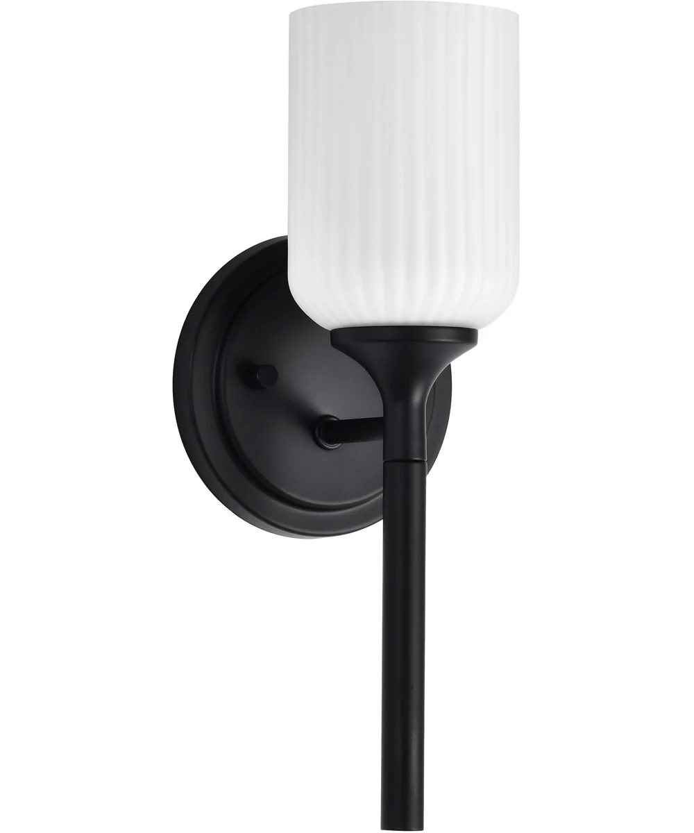 Solara 1-Light Vanity & Wall Matte Black - Image 5