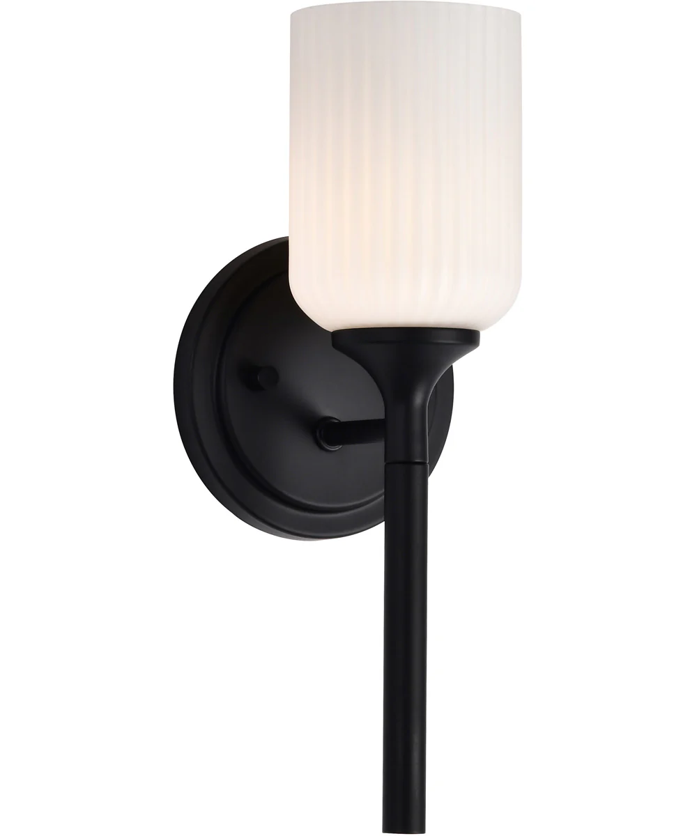 Solara 1-Light Vanity & Wall Matte Black - Image 6