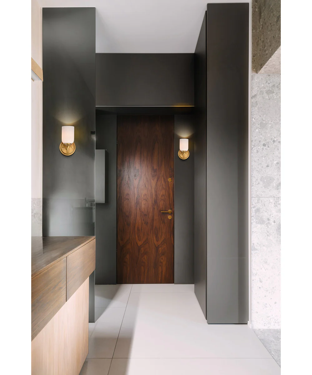 Solara 1-Light Vanity & Wall Natural Brass - Image 2