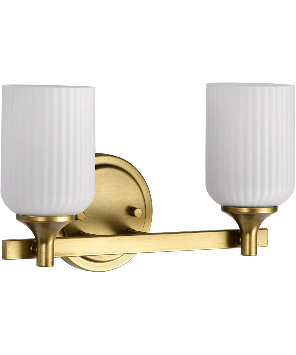 Solara 2-Light Vanity & Wall Natural Brass - Image 5