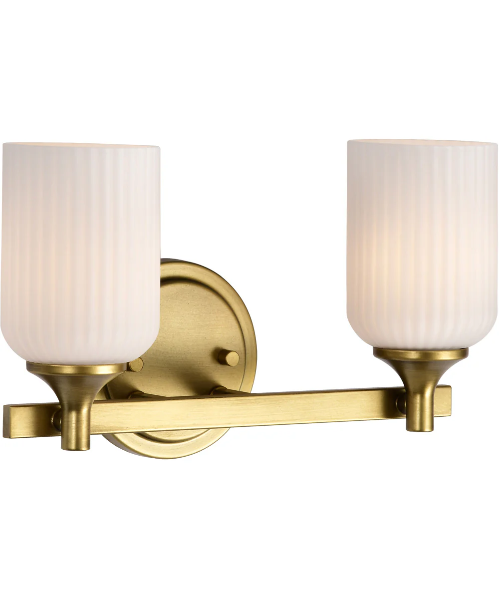 Solara 2-Light Vanity & Wall Natural Brass - Image 6