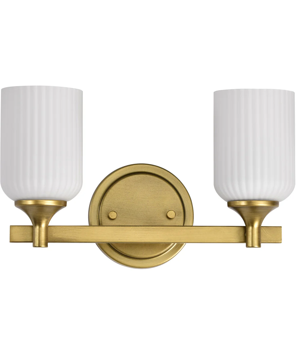 Solara 2-Light Vanity & Wall Natural Brass - Image 7