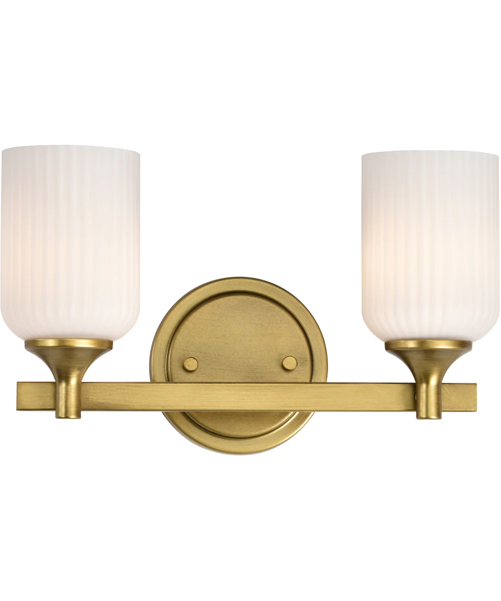 Solara 2-Light Vanity & Wall Natural Brass - Image 8