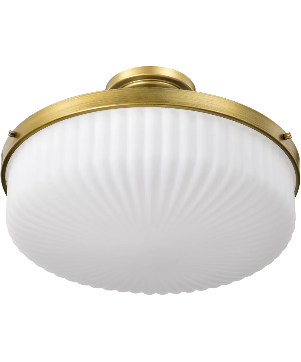 Solara 3-Light Close-to-Ceiling Natural Brass - Image 5