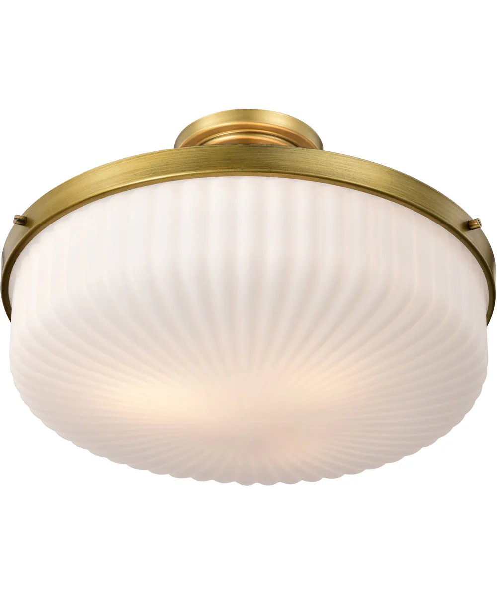 Solara 3-Light Close-to-Ceiling Natural Brass - Image 6