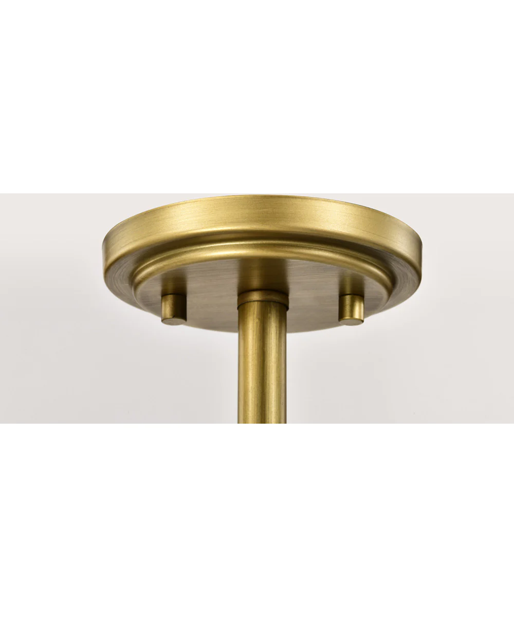 Solara 3-Light Close-to-Ceiling Natural Brass - Image 7