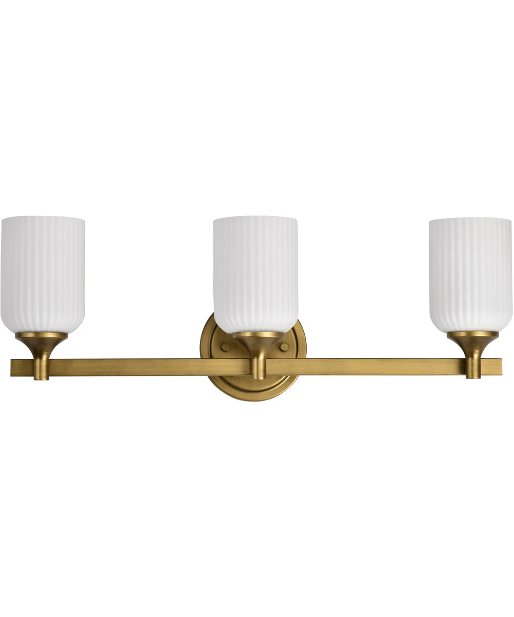 Solara 3-Light Vanity & Wall Natural Brass - Image 7