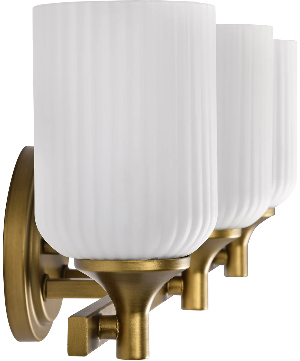 Solara 3-Light Vanity & Wall Natural Brass - Image 9