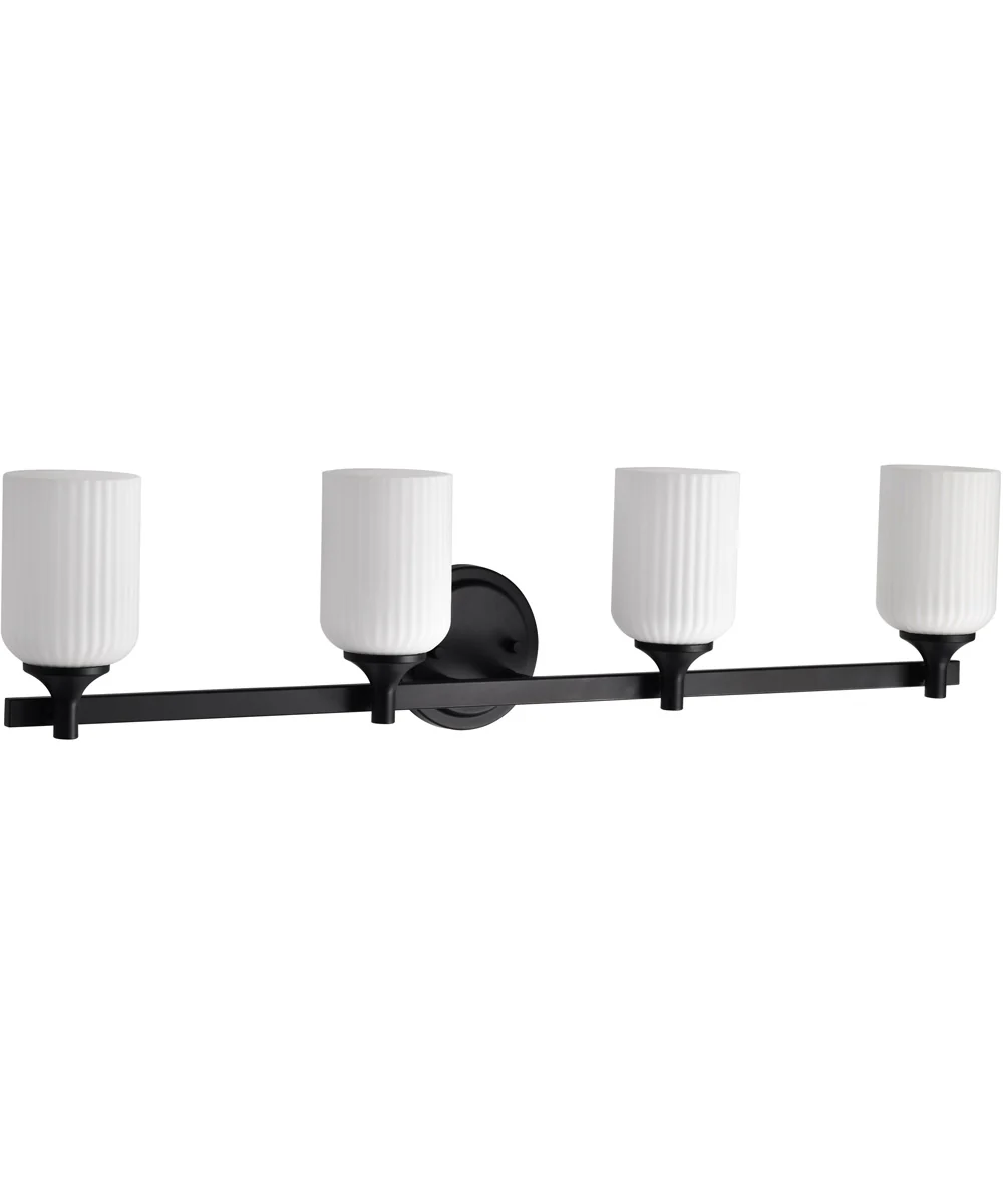 Solara 4-Light Vanity & Wall Matte Black - Image 7
