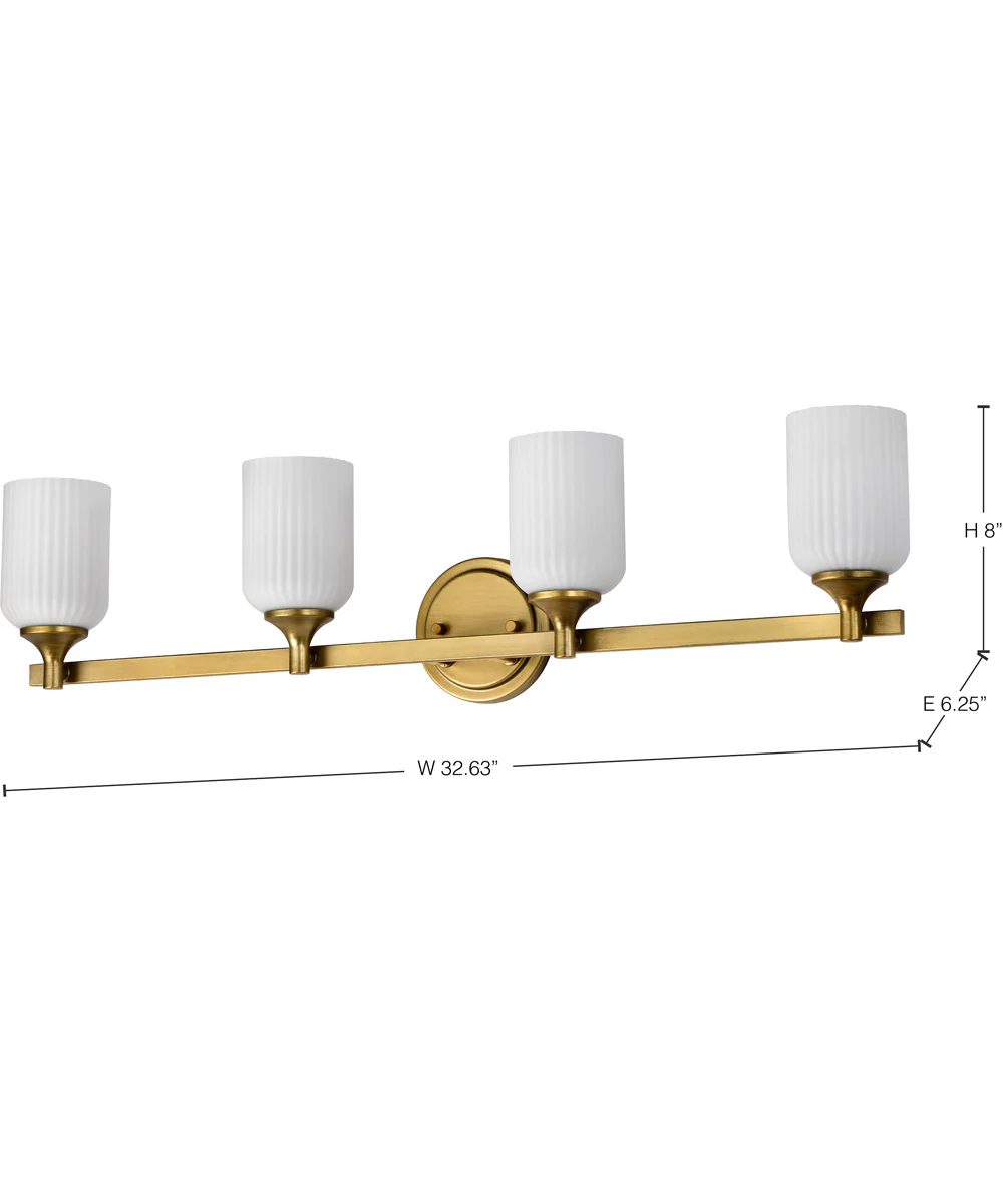 Solara 4-Light Vanity & Wall Natural Brass - Image 11