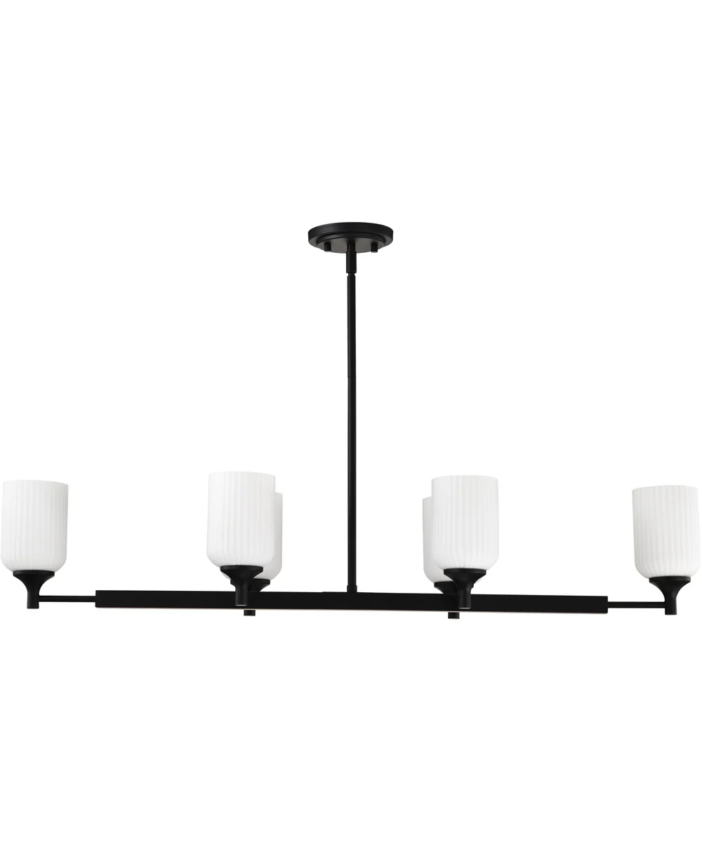 Solara 6-Light Pendant Matte Black - Image 7