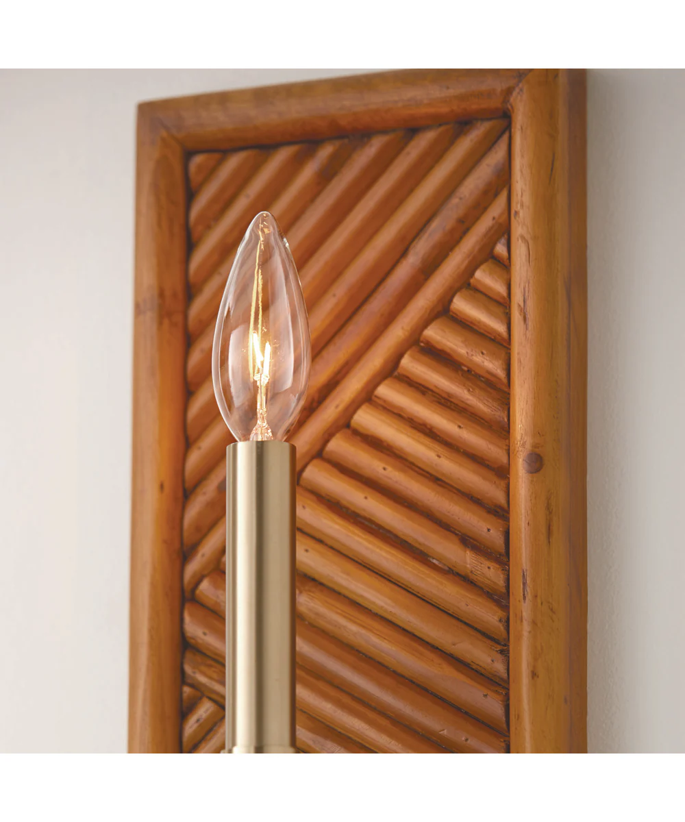 Soleil 1-Light Sconce Matte Brass - Image 3