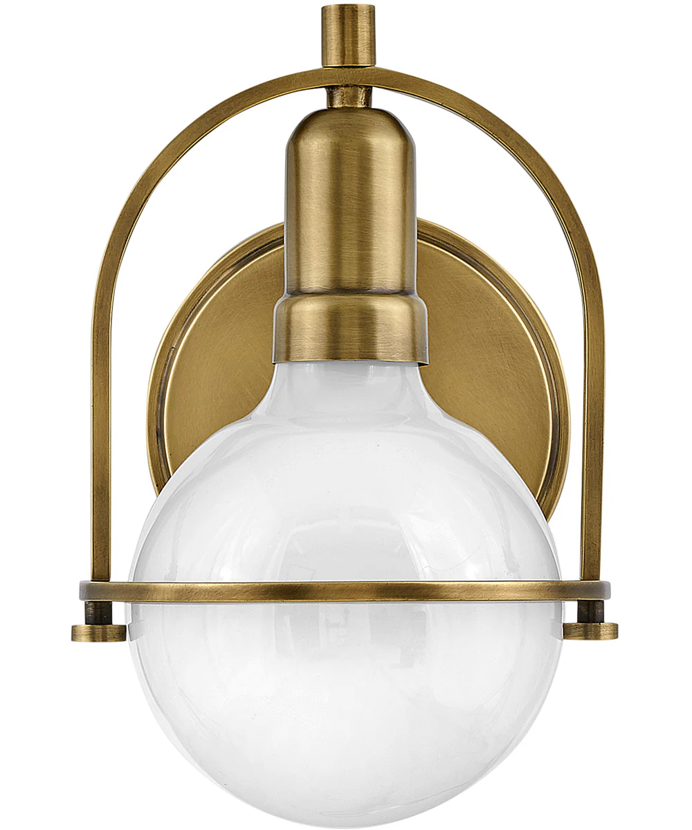 Somerset 1-Light Single Light Vanity in Heritage Brass