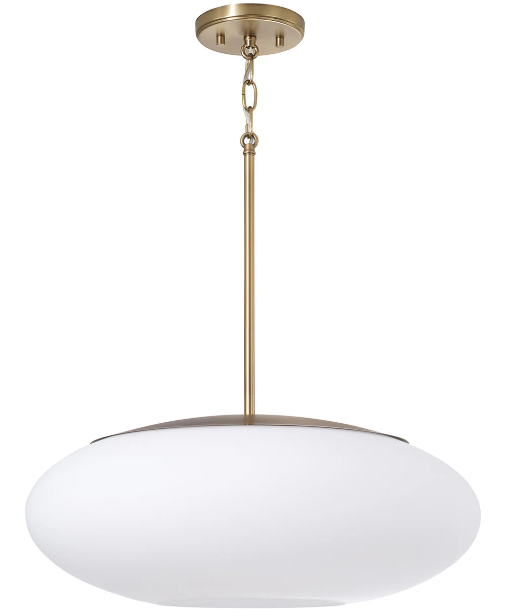 Soren 1-Light Pendant Aged Brass