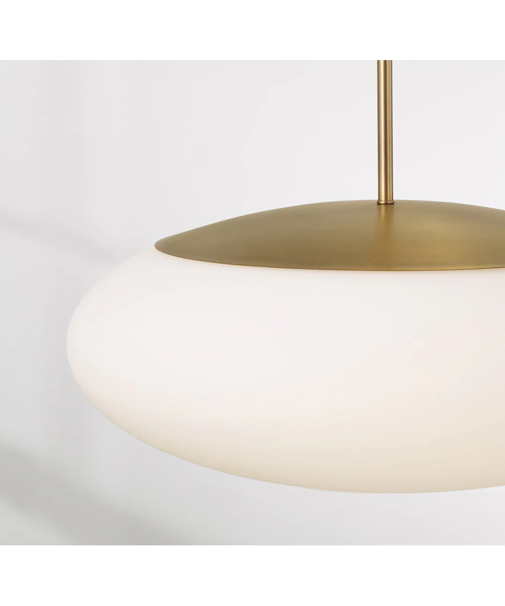 Soren 1-Light Pendant Aged Brass - Image 3