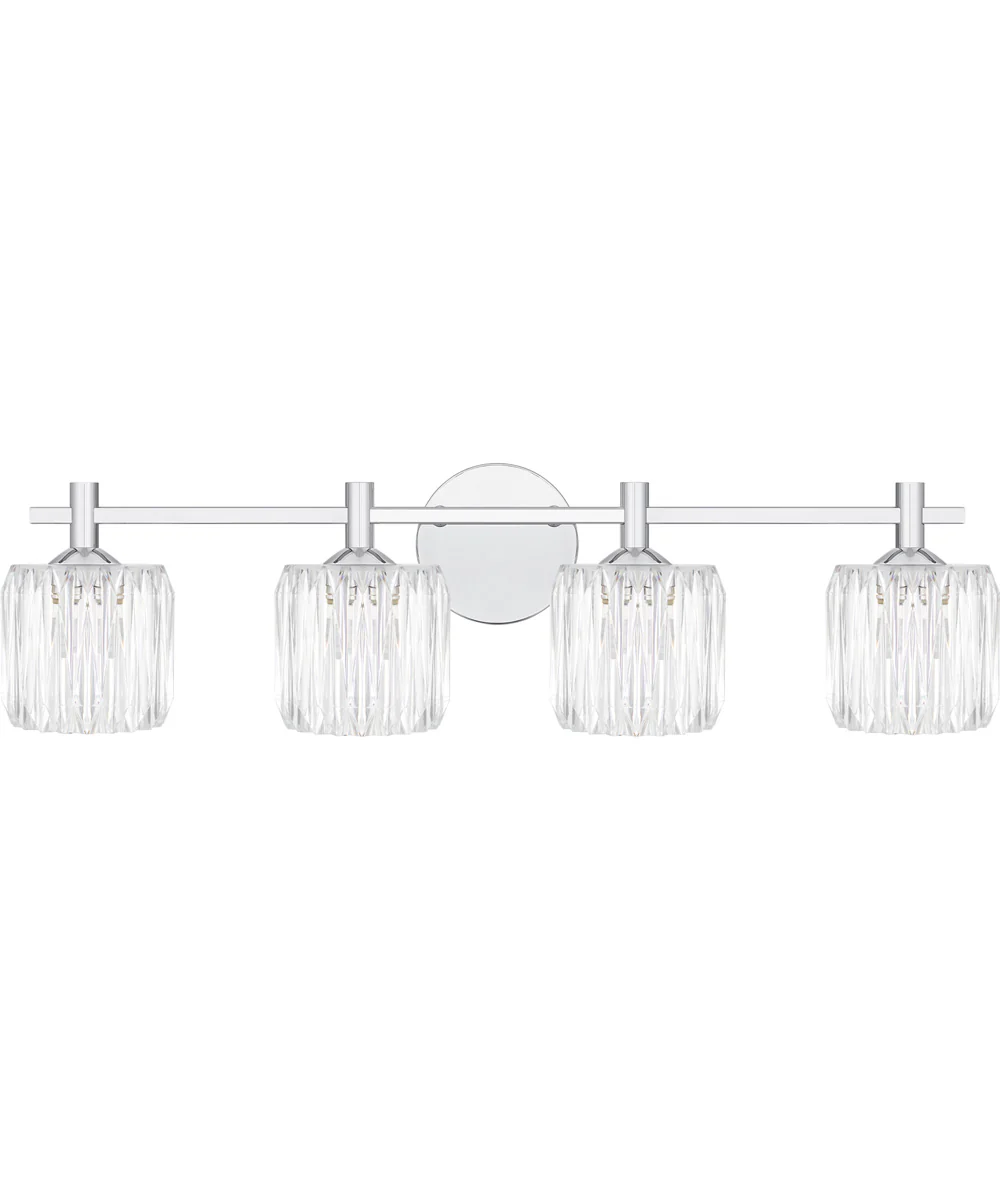 Spade Extra Large 4-light Bath Light Polished Chrome - Image 2