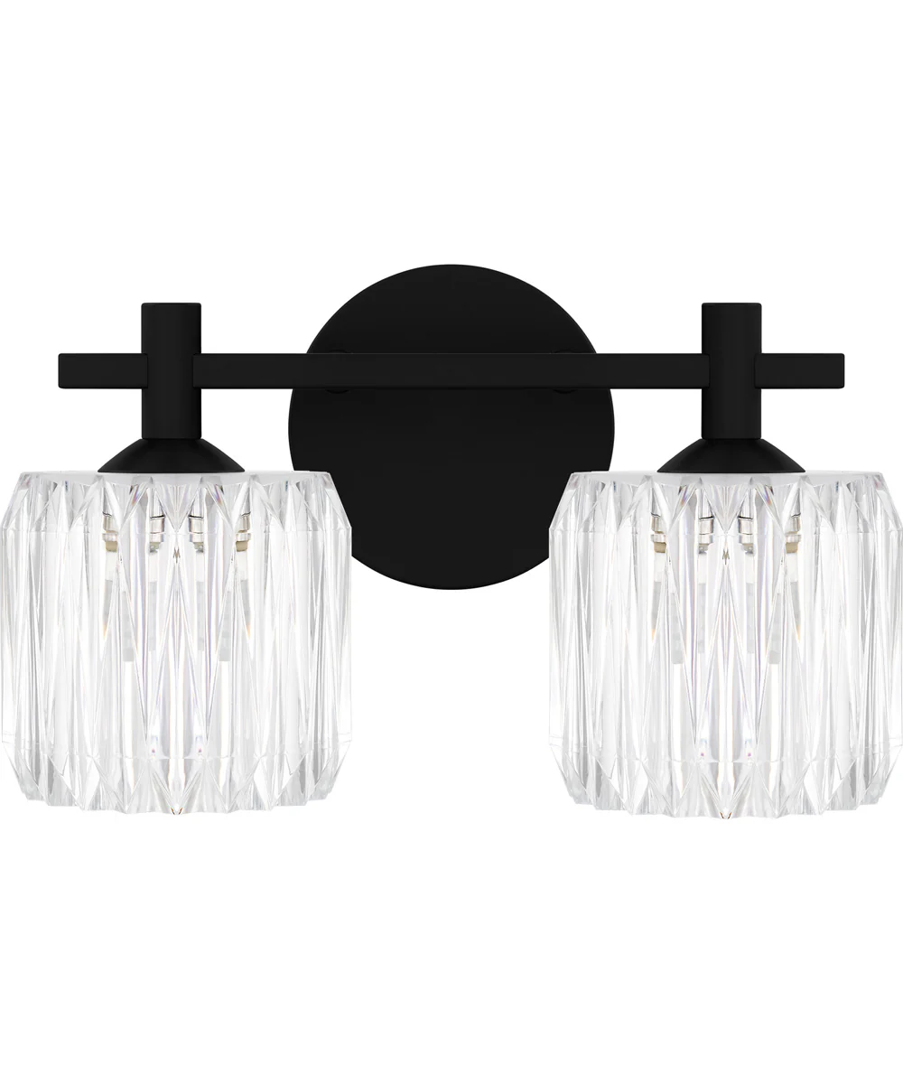 Spade Medium 2-light Bath Light Matte Black - Image 2